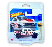 Hot Wheels '19 Chevy Silverado Trail Boss LT (White - Borla) 7/10 Baja Blazers 2022-53/250 (Short Card) *** COMES IN A KLAS CAR KEEPER PROTECTIVE COLLECTORS CASE *** HCW64