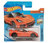 Hot Wheels - ´19 Corvette ZR1 Convertible - Factory Fresh 2/10 - GHB34 - Short Card - Orange - GM General Motors - Mattel 2020