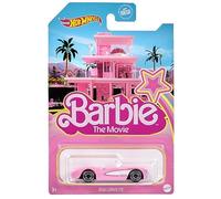Hot Wheels Barbie Die-Cast Pink Corvette in 1:64 Scale, Toy Car Modelled on the Corvette in Barbie The Movie with Film-Themed Packaging, HPR54