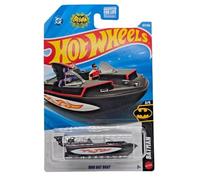 Hot Wheels 1966 Bat Boat [Black] Batman 3/5, 107/250, 1:64 Scale Diecast Toy Vehicle