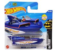 Hot Wheels 1966 Bat Boat HYW57 Batman 5/5 Short Card Blue DC Classic TV Series Warner Bros Licence Mattel 2025 1:64