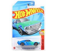 Hot Wheels 1969 Ford Mustang Boss 302 Blue/Green FALKEN Diecast Car, Approx. 3.0 inches, Kids, Children