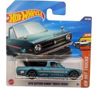Hot Wheels 1975 Datsun Sunny Truck B120, Metallic Blue, Die-Cast Model Car, 93/250