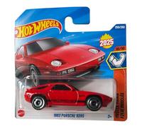 Hot Wheels - 1983 Porsche 928S - Muscle Mania 10/10 - HYW53 - Short Card - Red - Mattel 2025 - Licensed Porsche Model - 1:64