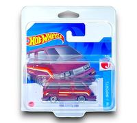 Hot Wheels 1986 Toyota Van (Dark Red) 6/10 HW J-Imports - 2023-95/250 (Short Card) - COMES IN A KLAS CAR KEEPER SHORT CARD PROTECTOR CASE - HKK66