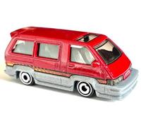 Hot Wheels - 1986 Toyota Van - HW J-Imports 7/10 - HCT15 - Short Card - Dark Red - Mattel 2022