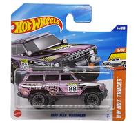Hot Wheels - 1988 Jeep Wagoneer - HW Hot Trucks 5/10 - HYW95 - Short Card - BFGoodrich - Purple Metallic - Mattel 2025-1:64