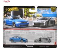 HOT WHEELS 2 PACK 1/64 AUDI S4 QUATTRO AND AUDI R8 LMS MHWHBL96-JDY82