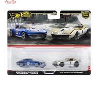 Hot Wheels 2 Pack Custom Corvette Singray Coupe and '68 Copo Corvette