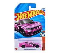 Hot Wheels 20 Dodge Charger Hellcat (JBB45) Muscle Mania 9/10, Pink, 1:64 Scale, Dodge License Model