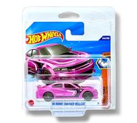 Hot Wheels '20 Dodge Charger Hellcat (Pink, Black & White) 9/10 Muscle Mania - 2025-240/250 (Short Card) - includes a KLAS Car Keeper Protector Case - JBB45