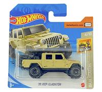 Hot Wheels '20 Jeep Gladiator (khaki) 4/10 Baja Blazers 2020 - 157/250 (Short Card) GHD86