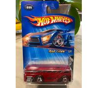 Hot Wheels 2005 096 Red Lines 1/5 Surfin' S'cool Bus New MISB