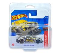 Hot Wheels 2005 Ford Mustang (Silver) 3/5 Spoiler Alert 2022 - 146/250 (Short Card) *** COMES IN A KLAS CAR KEEPER PROTECTIVE COLLECTORS CASE *** HCV12