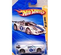Hot Wheels 2009-039 New Models Ford GT LM White 1:64 Scale