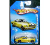 HOT WHEELS 2010 FASTER THAN EVER YELLOW 04 OF 10 FORD MUSTANG FASTBACK by Mattel by Mattel