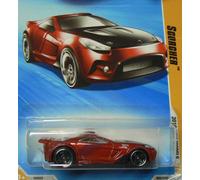 Hot Wheels 2010 New Models 005 Scorcher Dark Red