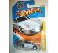 Hot Wheels 2011-014 Porsche 911 GT2 SILVER 2010 New Models Race OnLine Card 1:64 Scale