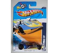 HOT WHEELS 2012 HEAT FLEET BLUE/YELLOW TWIN MILL III 2/10 SCAN & TRACK CARD