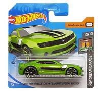 Hot Wheels - 2013 Chevy Camaro Special Edition - HW Dream Garage 10/10 - GHD73 - Short Card - GM - Green Metallic - Mattel 2020