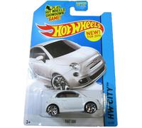Hot Wheels 2014 HW City Fiat 500 25/250 White