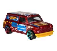 Hot Wheels, 2015 HW City, '67 Austin Mini Van [Metallic Red with British Flag on Roof] Die-Cast Vehicle #27/250