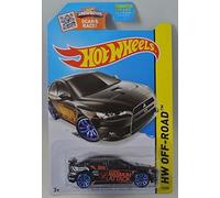 Hot Wheels 2015 Hw Off-Road 77/250 - 2008 Mitsubishi Lancer Evolution (Black) Toy Car