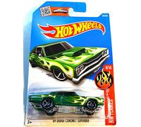 Hot Wheels, 2016 HW Flames, '69 Dodge Coronet Superbee [Green] Die-Cast Vehicle #94/250 by Hot Wheels