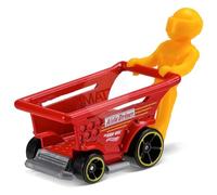 Hot Wheels 2017 HW Ride-Ons Aisle Driver (Shopping Cart Car) 139/365, Red