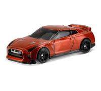 Hot Wheels 2017 Nightburnerz '17 Nissan GT-R (R35) 282/365, Burnt Orange (Long Card)