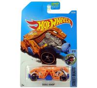 Hot Wheels 2017 Street Beasts Double Demon (Dragon Car) 102/365 Orange
