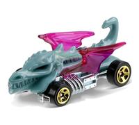 Hot Wheels 2017 Street Beasts Dragon Blaster (Dragon Car) 164/365, Pale Green