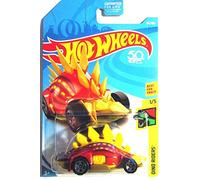 Hot Wheels 2018 50th Anniversary Dino Riders Motosaurus (Dinosaur Car) 161/365, Red