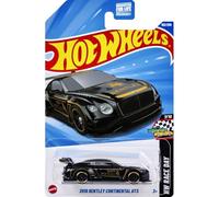 Hot Wheels 2018 Bentley Continental GT3, HW Race Day 7/10 [Black] 162/250
