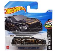 Hot Wheels - 2018 Bentley Continental GT3 - HW Race Day 7/10 - JBB30 - Short Card - Black Metallic - Mattel 2025-1:64