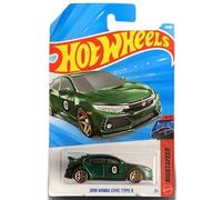 Hot Wheels 2018 Honda Civic Type R [Green] Night Speed 3/10, 11/250-1:64 Scale Diecast Toy Vehicle