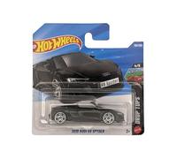 Hot Wheels - 2019 Audi R8 Spyder - JJJ84 - Drop Tops 4/5 - Short Card - Black - Official Licensed Model - Super Sports Car - Mattel 2026 (130/250) - 1:64