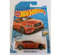 Hot Wheels 2019 Factory Fresh Jaguar XE SV Project 8, 244/250 Orange (Long Card)