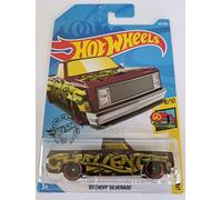 Hot Wheels 2019 Hw Art Cars '83 Chevy Silverado, 247/250 Maroon
