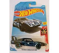 Hot Wheels 2019 Hw Flames 1/10 - '69 Dodge Charger Daytona (Black)