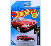 Hot Wheels 2019 Nightburnerz 3/10 - '88 Honda CR-X (Red)