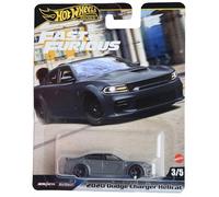 Hot Wheels 2020 Dodge Charger Hellcat, Fast & Furious 3/5 [Gray]