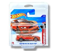Hot Wheels 2020 Ford Mustang Shelby GT500 (Metallic Orange) 2/5 Mustang 60th - 2025-73/250 (Short Card) - includes a KLAS Car Keeper Protector Case - JBB16