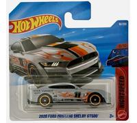 Hot Wheels - 2020 Ford Mustang Shelby GT500 - Nightspeed 2/20 - JJH87 - Short Card - Grey/Orange Sports Car in 1:64 Scale - Mattel 2026