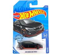 Hot Wheels 2020 Honda 2/5 - 2018 Honda Civic Type R, Black 81/250