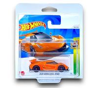 Hot Wheels 2020 Koenigsegg Jesko (Orange & Black) 2/10 HW Exotics - 2024-184/250 (Short Card) - includes a KLAS Car Keeper Protector Case - HTF07