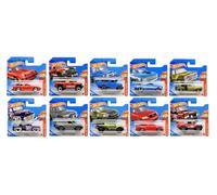Hot Wheels 2021 Hot Trucks Complete Set of 10 Diecast Vehicles 1/10 Thru 10/10 (Short Card Version) Bundle