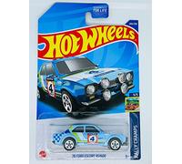 Hot Wheels 2022 - '70 Ford Escort RS1600 - Rally Champs - Blue - Good Year - Mint/NrMint Ships Bubble Wrapped in a Box