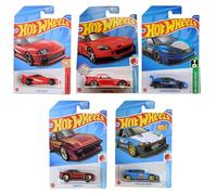Hot Wheels 2022 Import Tuner Set of 5 Diecast Vehicles from L2593-977M Release with Toyota Supra, Honda and More