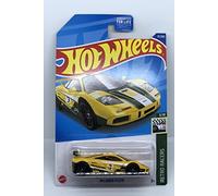 Hot Wheels 2022 - McLAREN F1 GTR - Kroger Exclusive Yellow - Retro Racers 3/10-57/250 - Mint/NrMint - Ships Bubble Wrapped in a Box